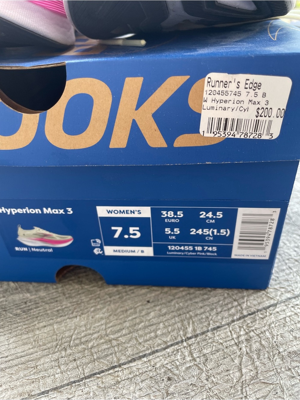 Brooks Hyperion Max 3 women’s 7.5 - Picture 6 of 12